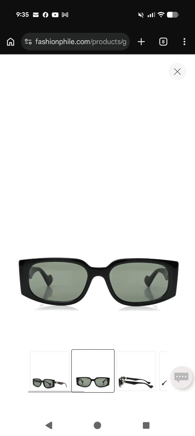 Gucci GG1534S Sunglasses - Black - photo 5