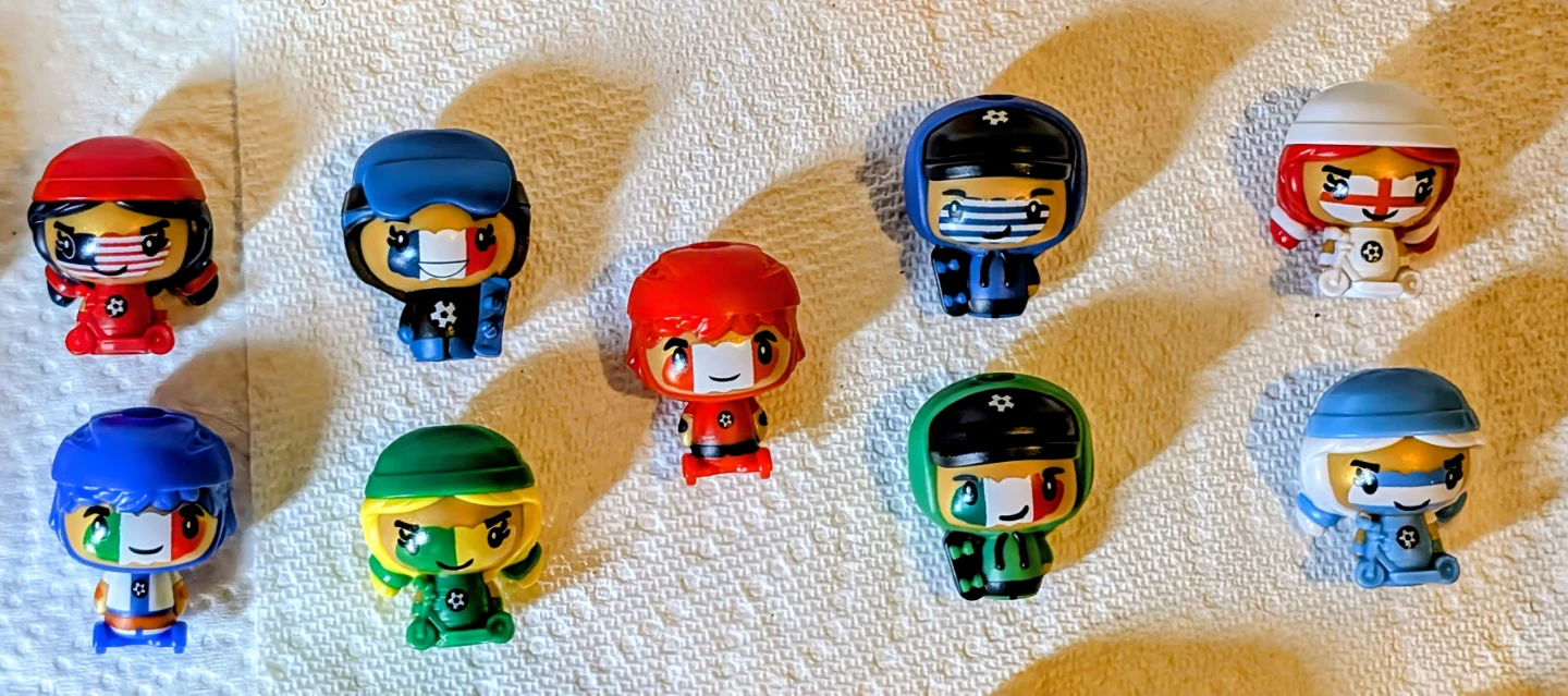 Kinder FIFA Funko World Cup Figures Lot of 9