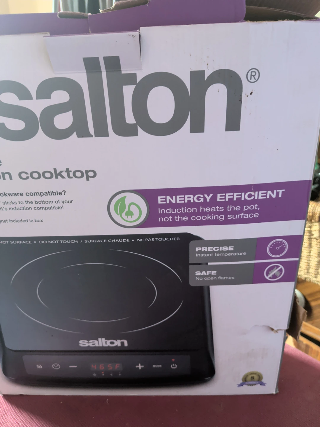 Salton Portable Induction Cooktop - photo 3