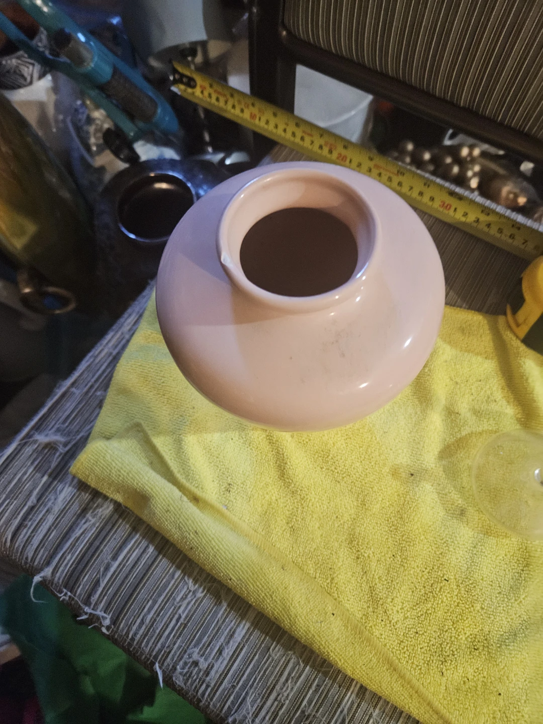 Pink Ceramic Vase Made in Canada - photo 3