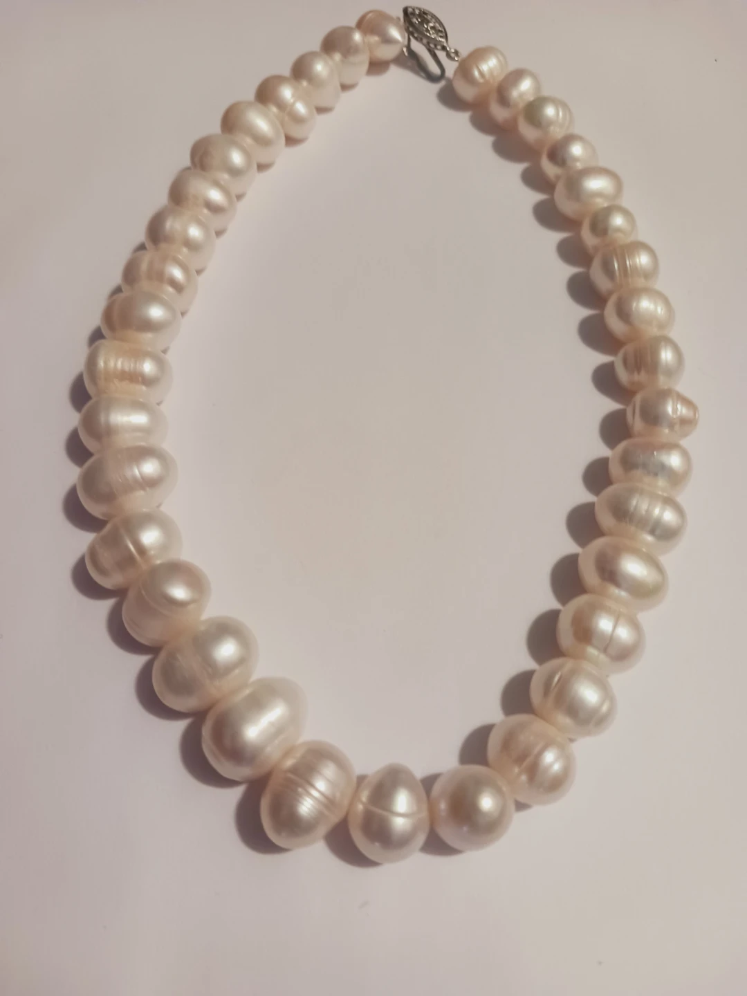 Gorgeous Genuine Freshwater Pearl Necklace. 15" - photo 2