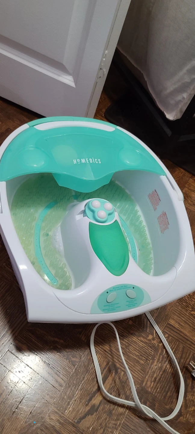 HoMedics ShowerBliss Jet Therapy Footspa HL-400 with Heat - photo 2