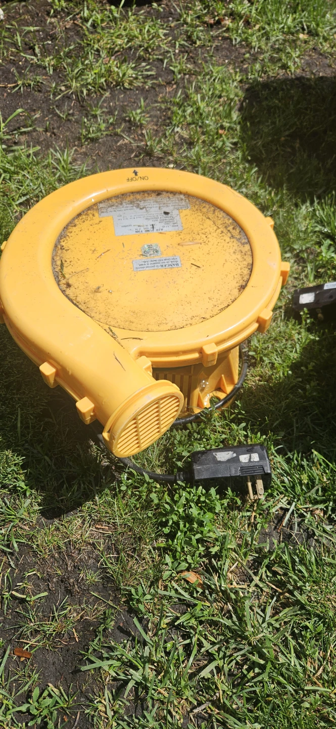Blower fan for inflatables