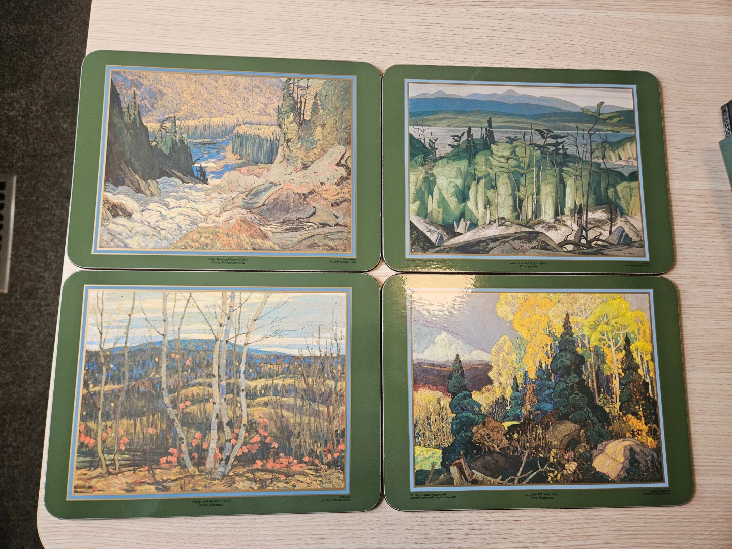 Group of Seven Landscapes Placemats by Jason