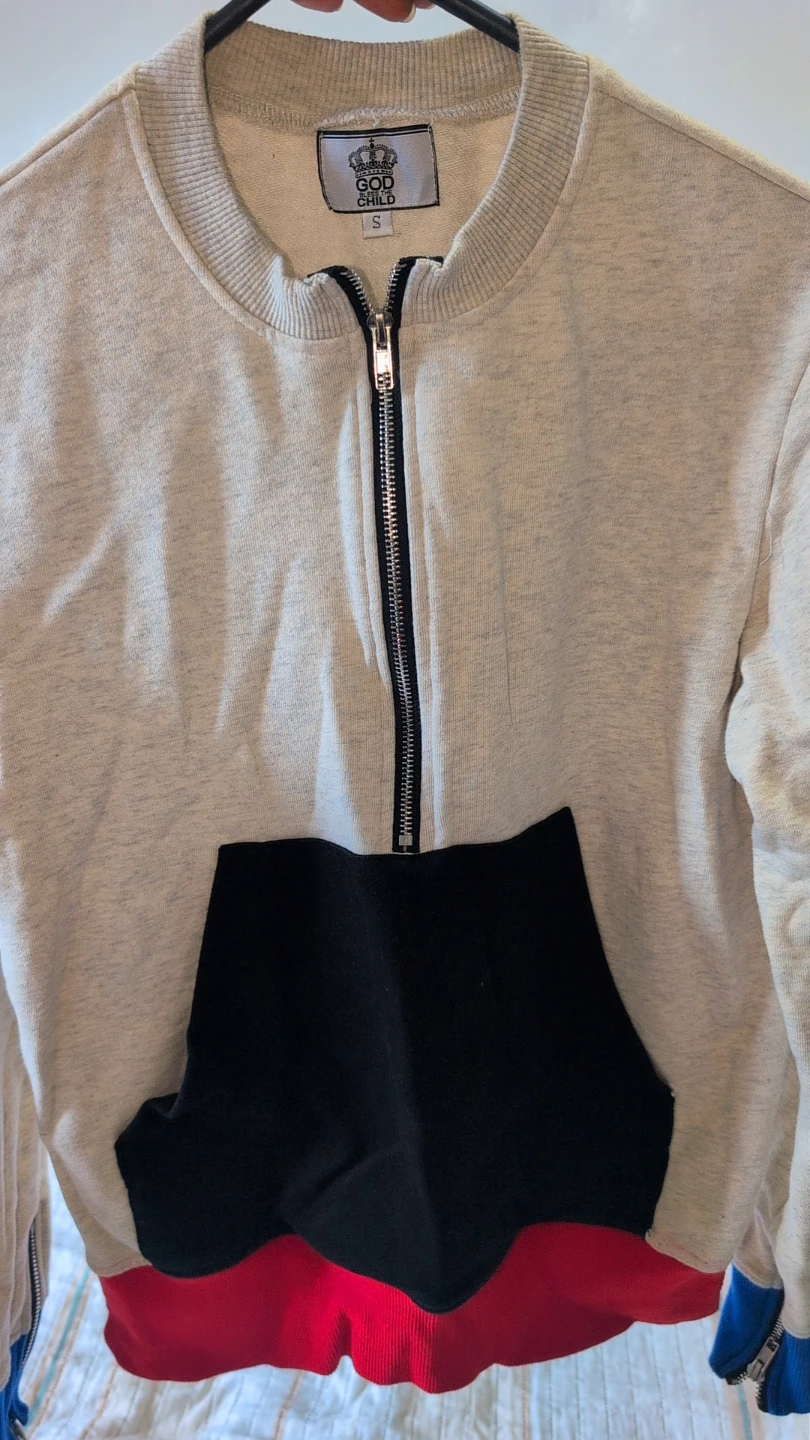 God is the Child Zip-Up Sweatshirt Size S - photo 4
