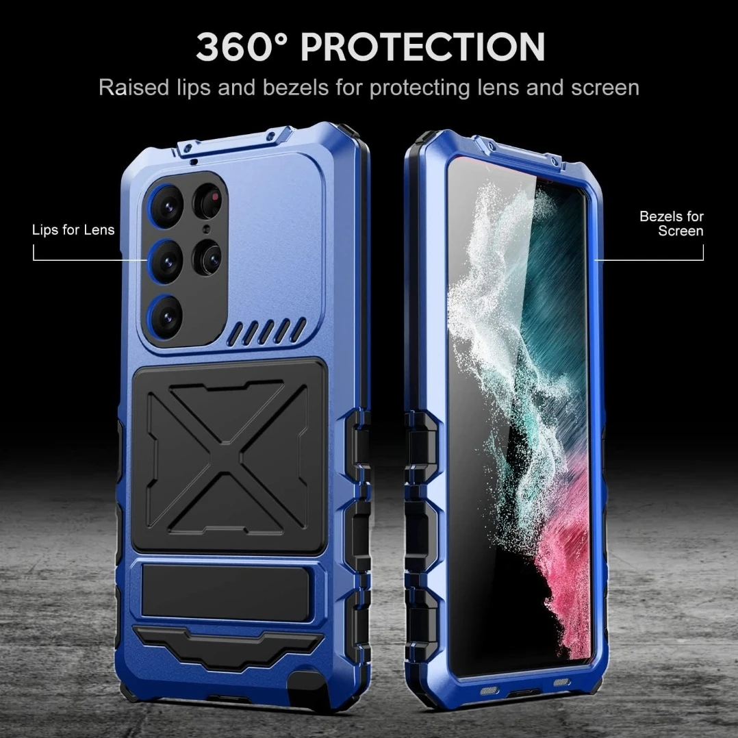 Blue Rugged Phone Case Galaxy S24 Ultra - photo 5