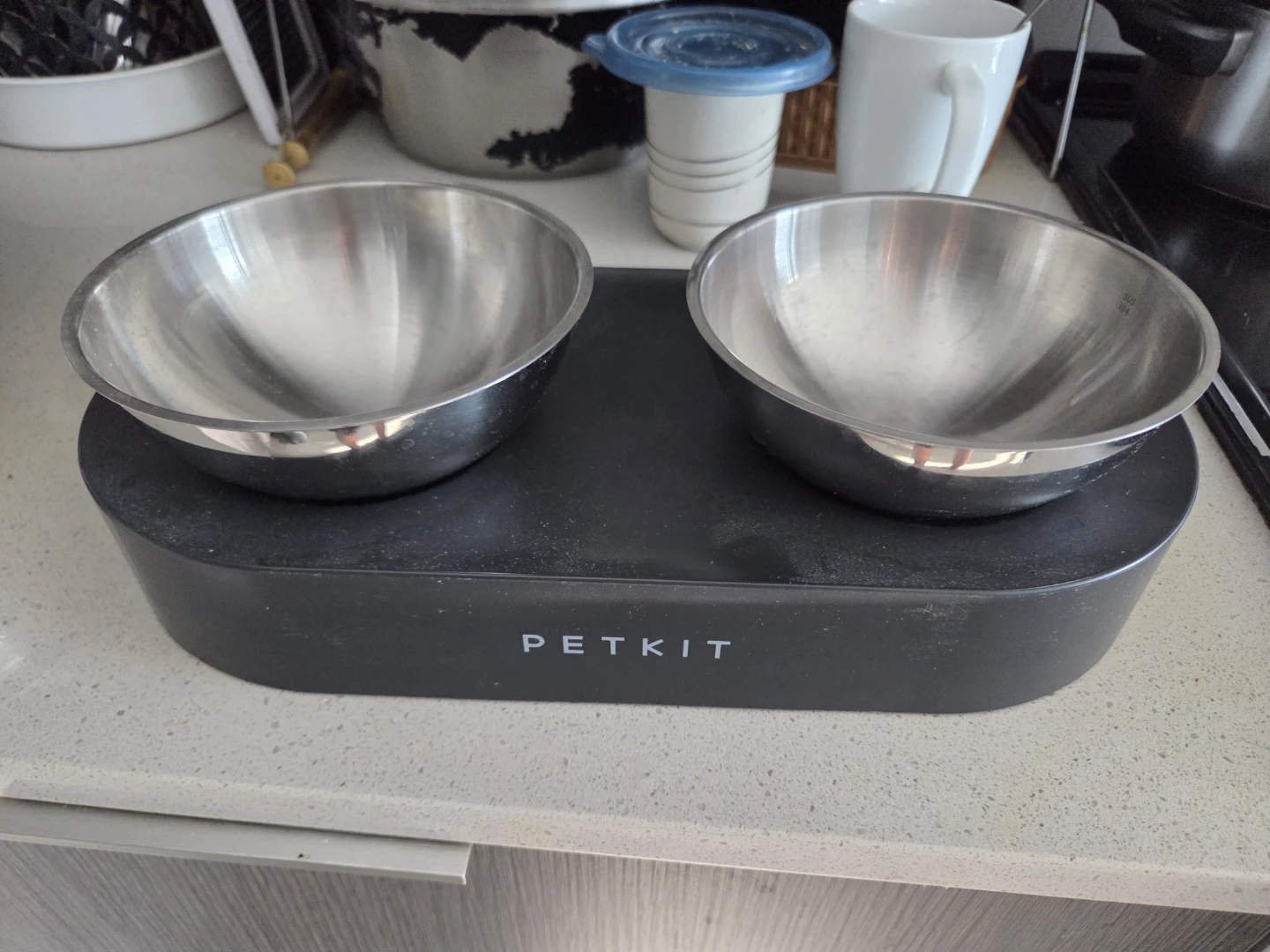 PETKIT Stainless Steel Double Pet Bowls - photo 2