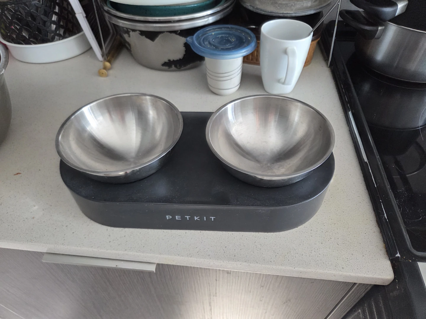 PETKIT Stainless Steel Double Pet Bowls - photo 5