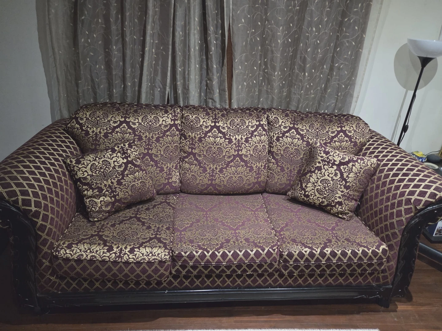 One three seat and one two seater couch for sale