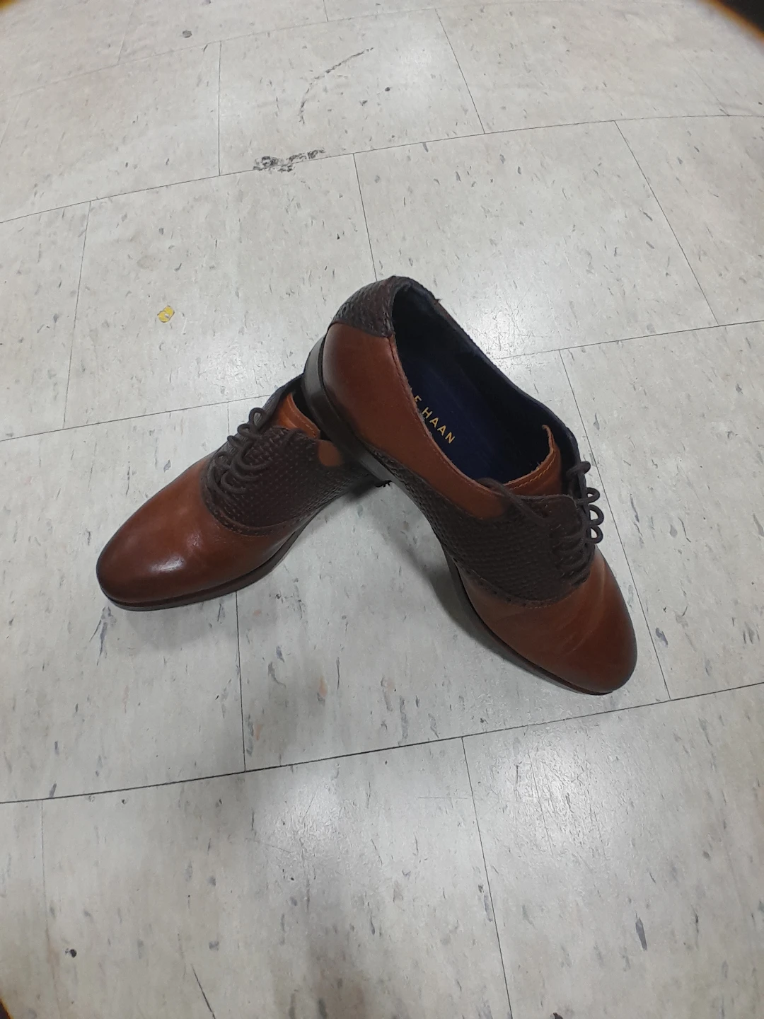 Cole Haan Grand Series Brown Leather Saddle Shoes Men's Size 9.5 - photo 2