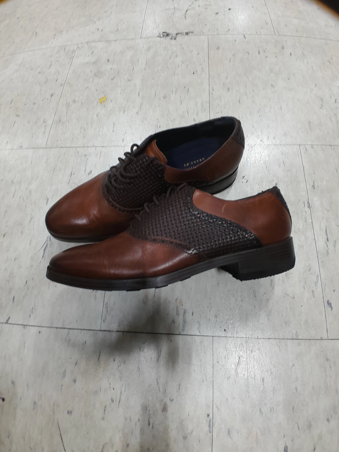 Cole Haan Grand Series Brown Leather Saddle Shoes Men's Size 9.5 - photo 4