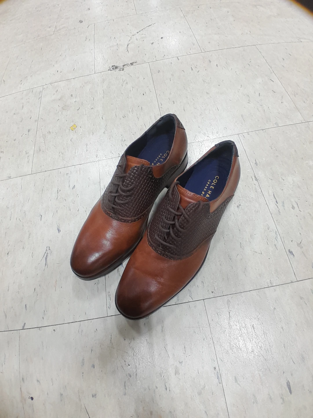 Cole Haan Grand Series Brown Leather Saddle Shoes Men's Size 9.5 - photo 5