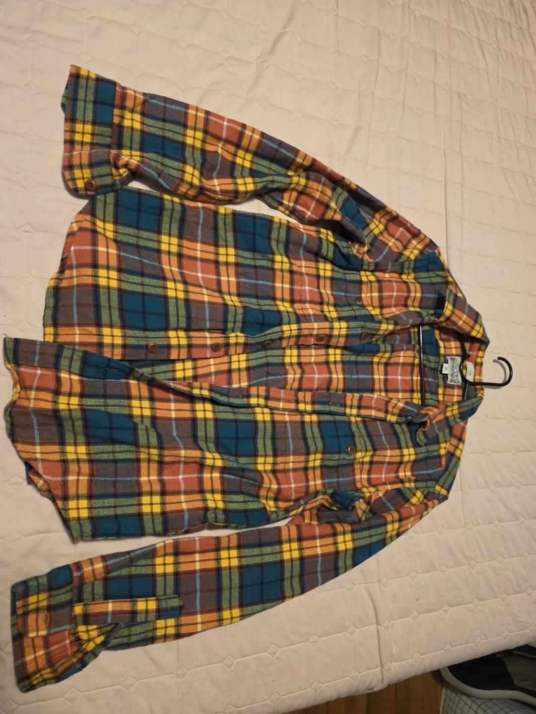 L.L.Bean Flannel Shirt - Plaid - Size Medium