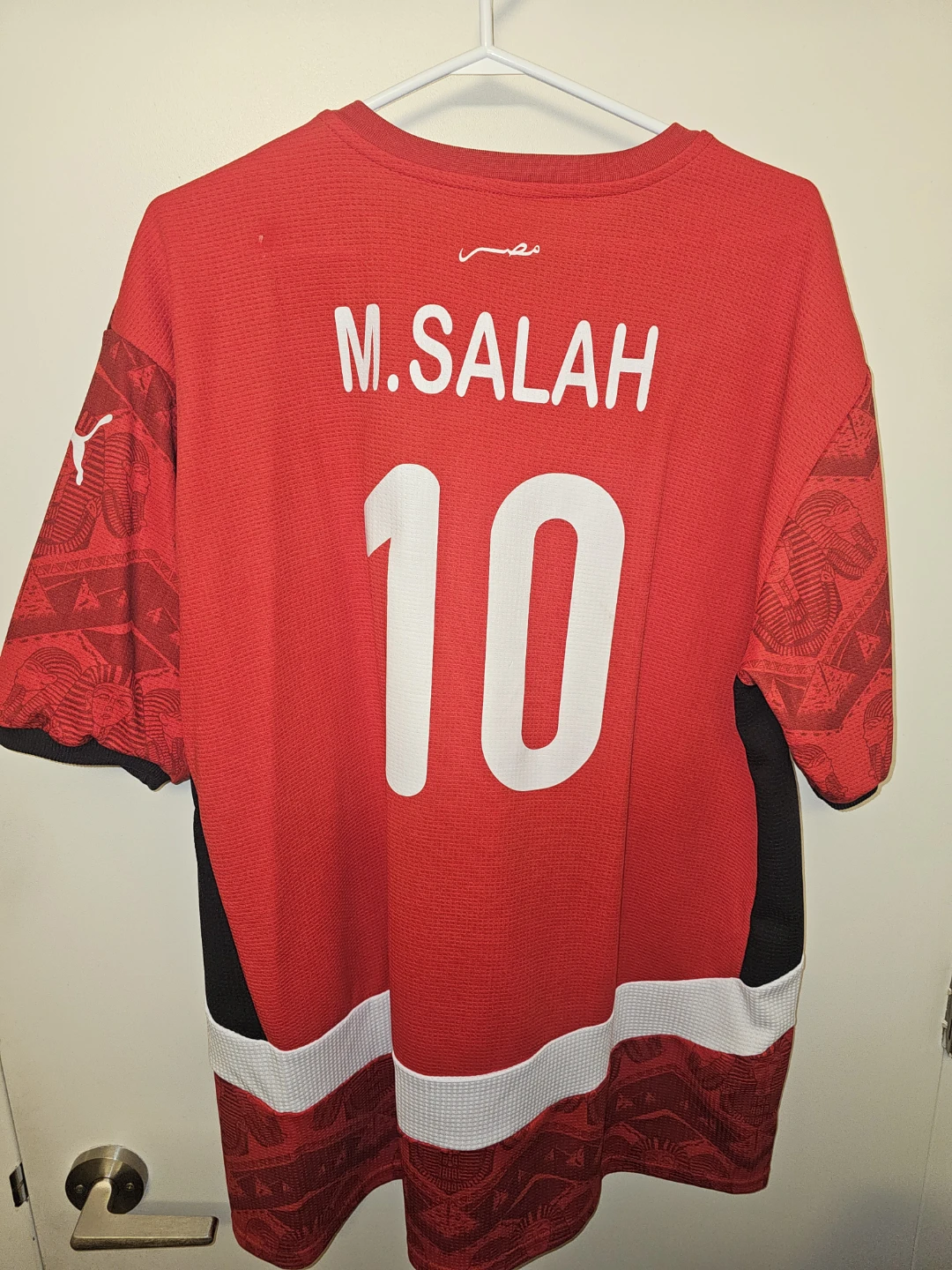 Argentina Lionel Messi and Egypt Mohamed Salah Jersey