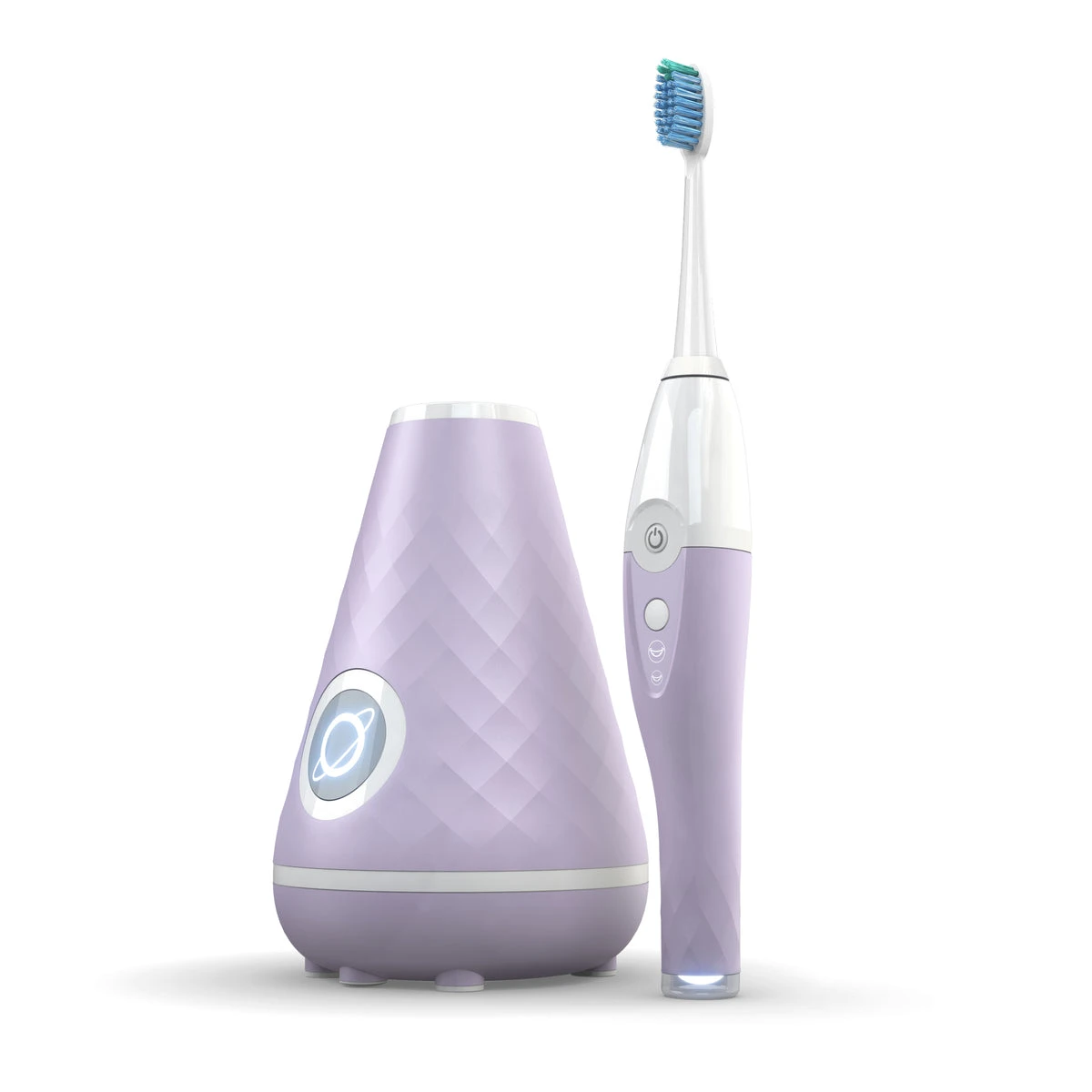 Sonic Toothbrush with UV Sanitizer Base - Purple