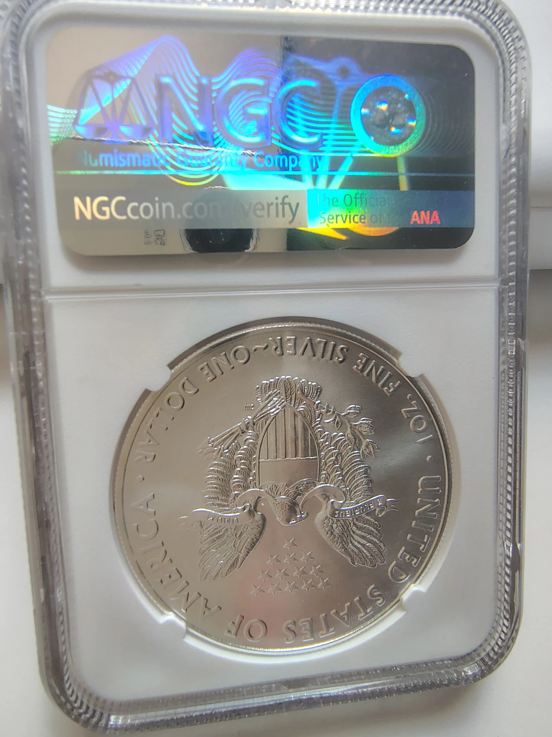 2021 American Silver Eagle T-1 MS 69 NGC - photo 4