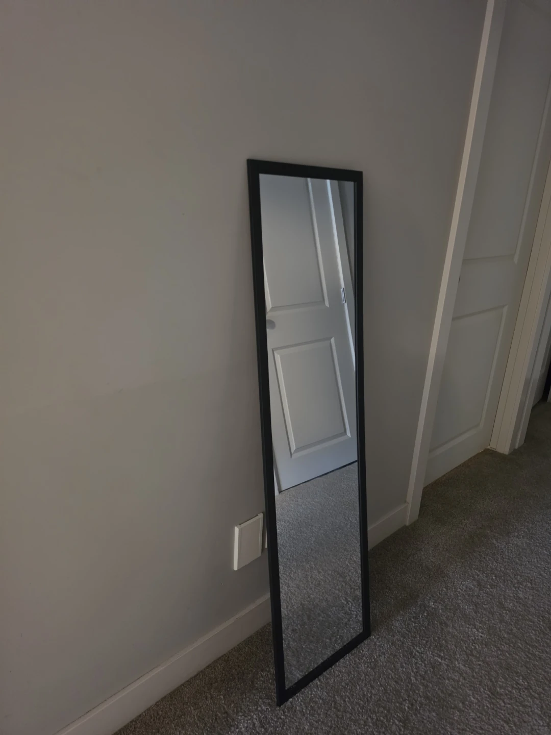 Black Full Length Mirror - photo 2