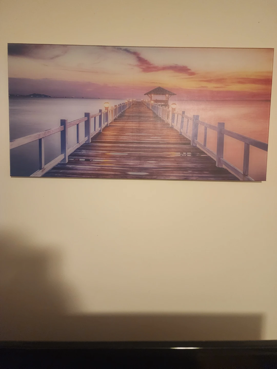 Wall Art Print - Wooden Pier at Sunset