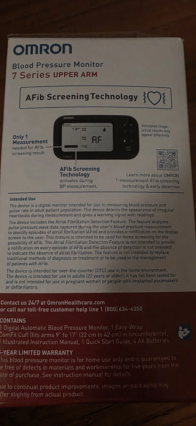 OMRON 7 Series Upper Arm Blood Pressure Monitor - photo 2