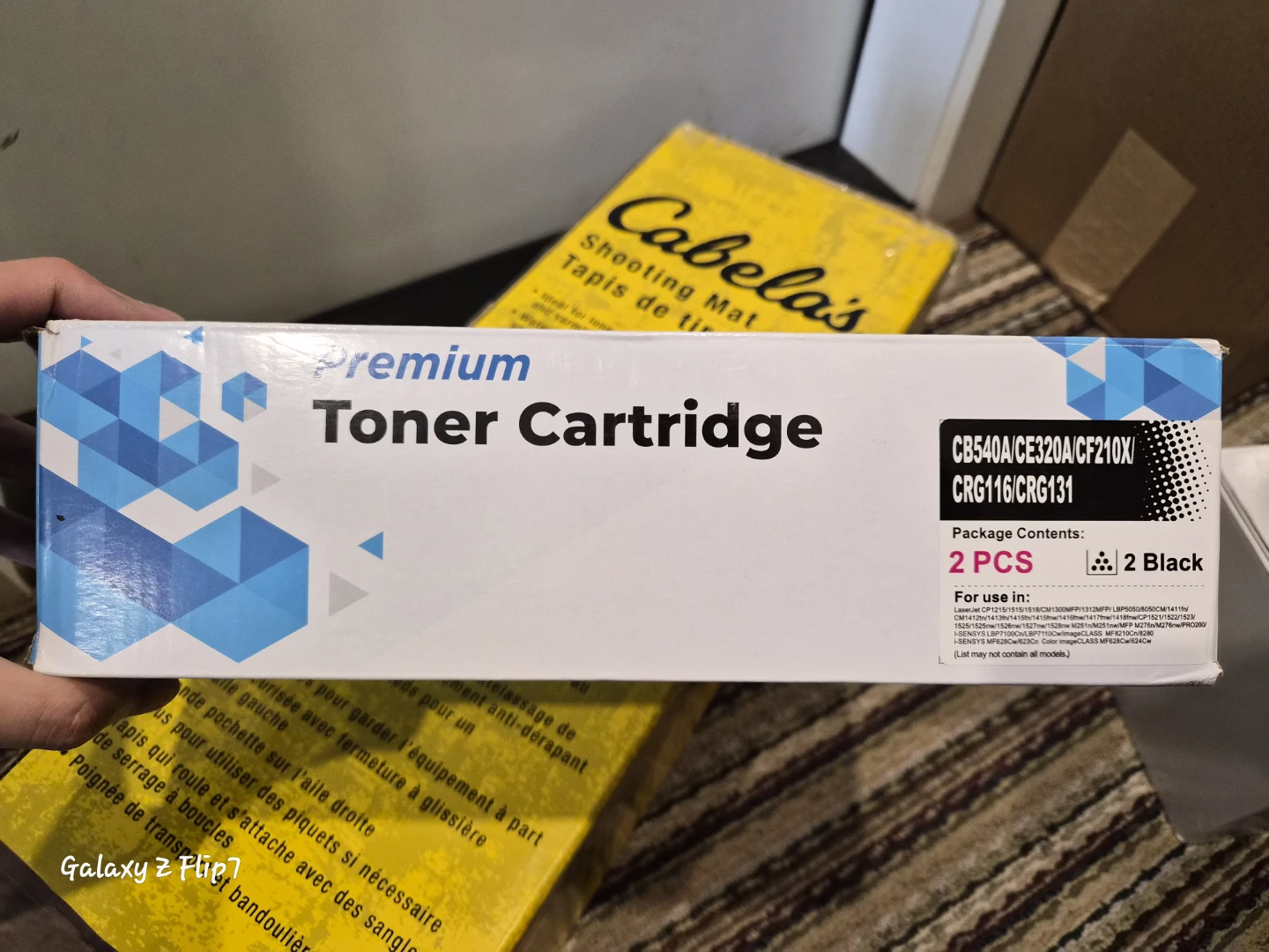 Premium Toner Cartridge CB540A/CF210X/CR6116/CRG131 Black