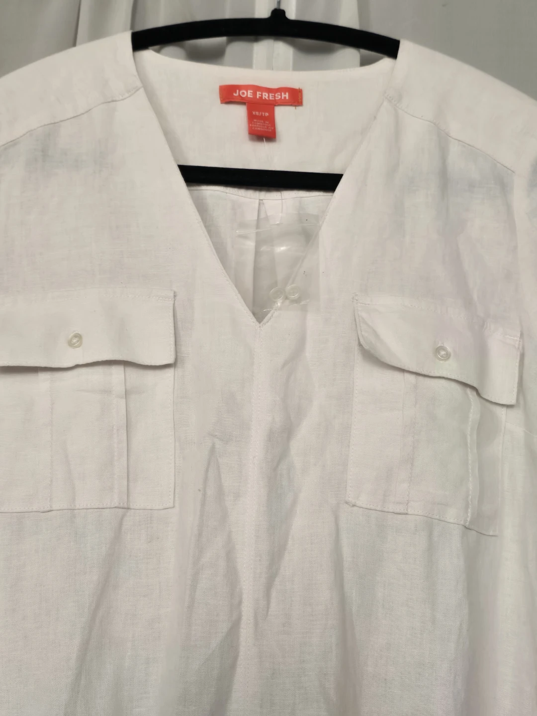 NEW Joe Fresh White Linen-Blend Dress - photo 2