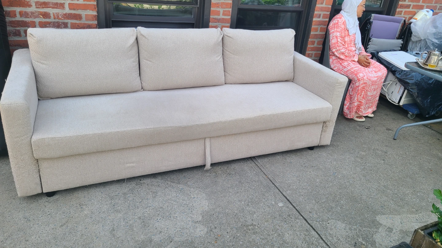 Cream Sofa Bed