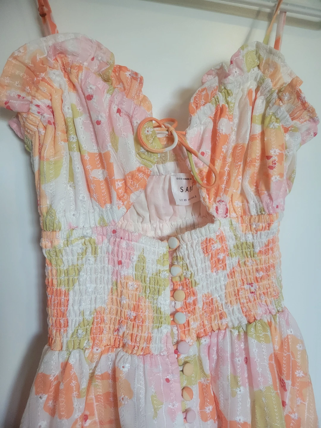 Sabo Skirt Floral Mini Dress XS - photo 4