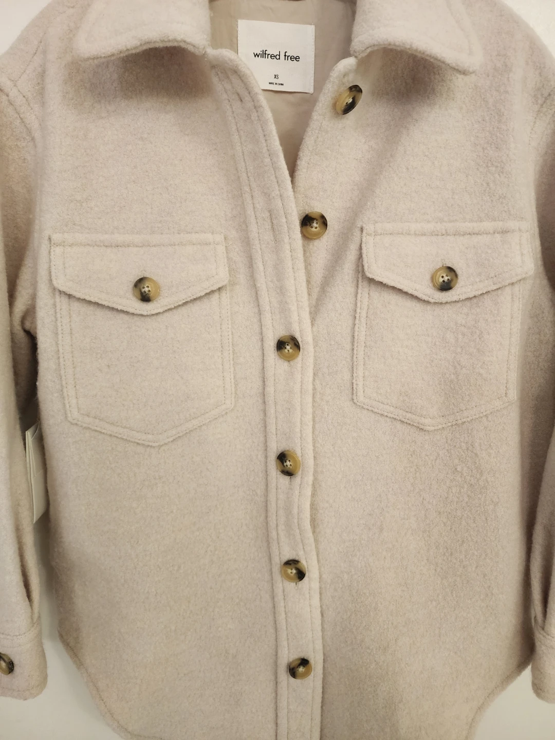 Wilfred Free Shacket - Beige - XS - photo 2