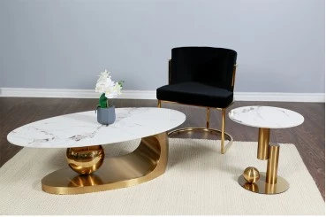 Modern Oval Coffee Table
