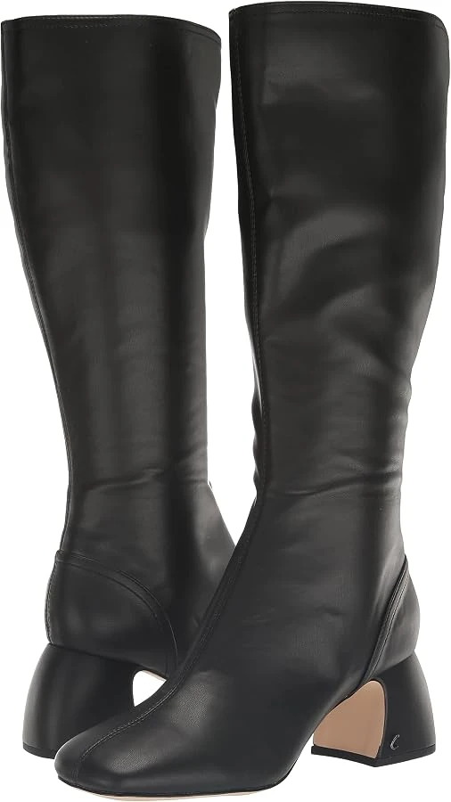 Knee high black boots - size 9 / 40