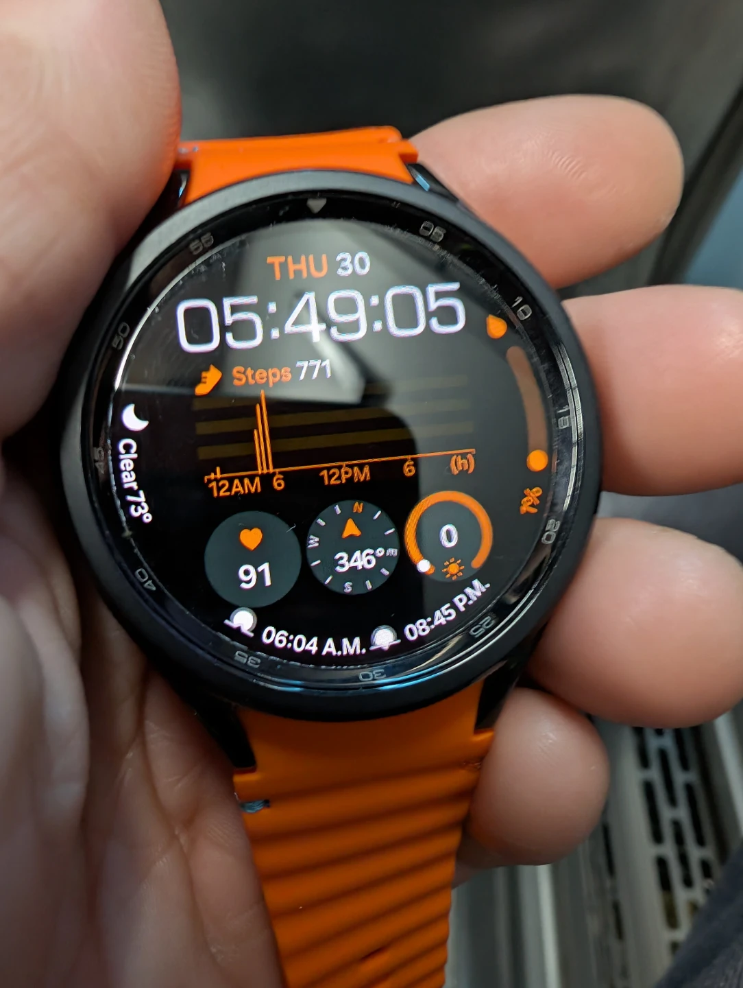 Samsung watch 6 classic 47 mm gps like new