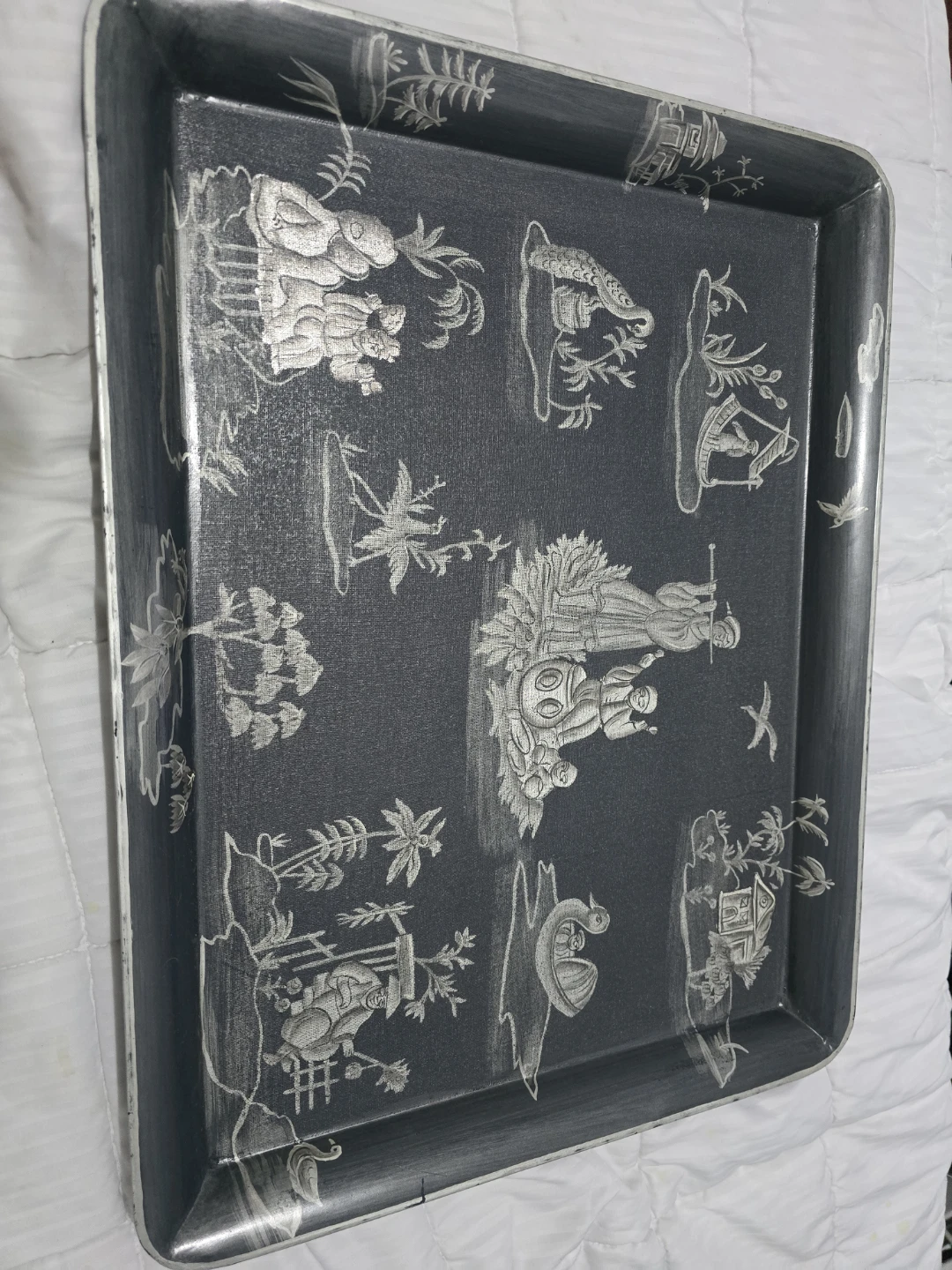 Vintage Decorative Serving Tray