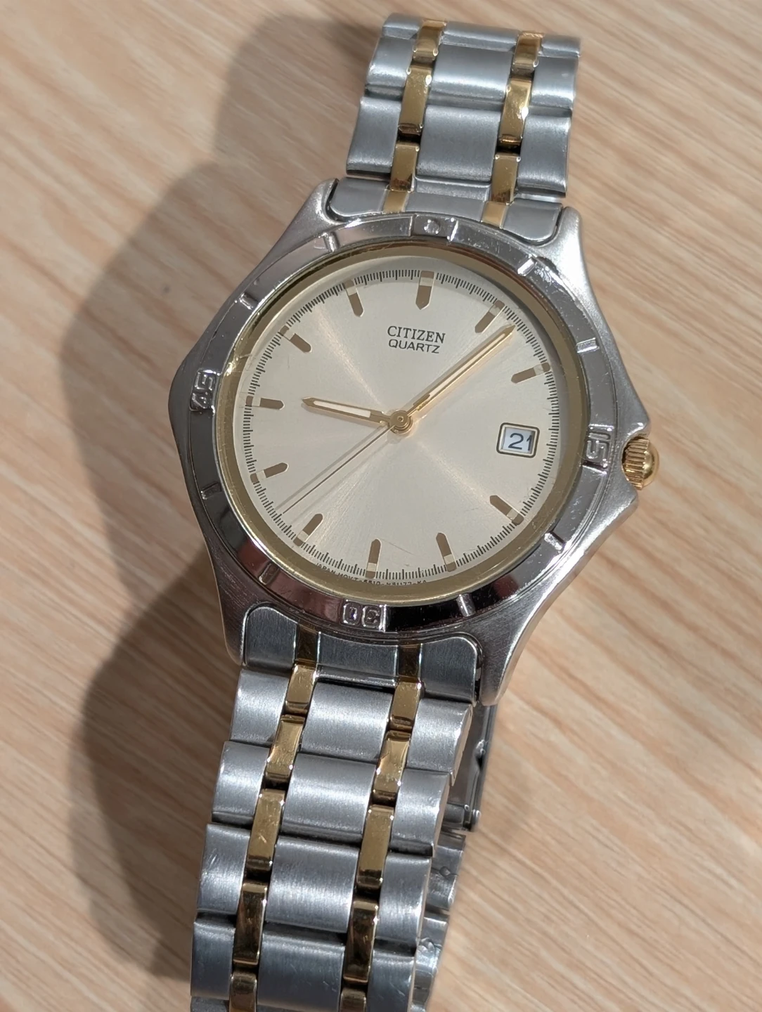 Vintage Citizen Men's Two-Tone Dress Watch 5510-S54678