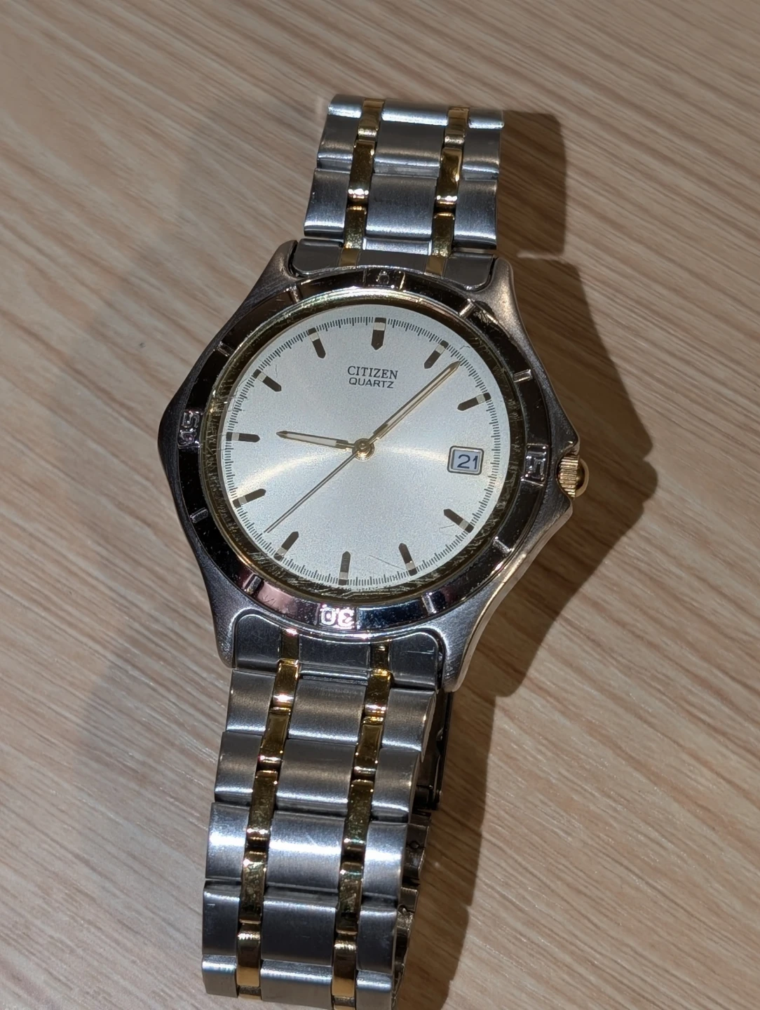 Vintage Citizen Men's Two-Tone Dress Watch 5510-S54678 - photo 5