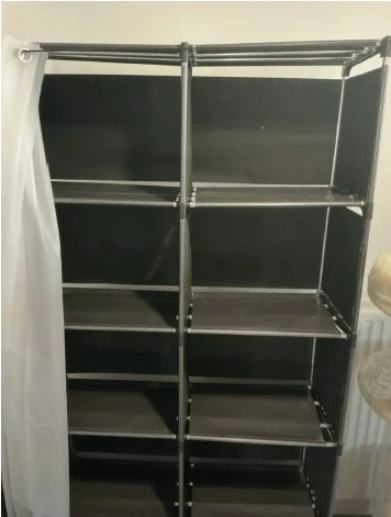 Portable Wardrobe Clothes Storage Organizer - photo 2
