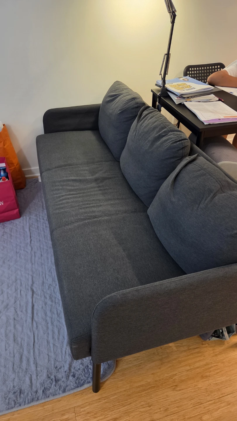 IKEA GLÖSTAD Sofa, Knisa dark gray