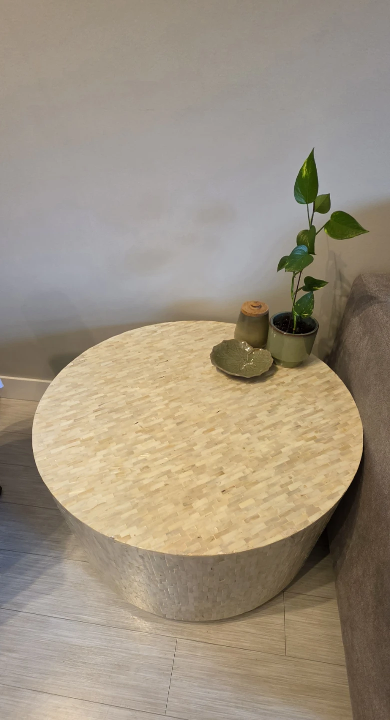 Round Mosaic Coffee / Side Table - photo 2