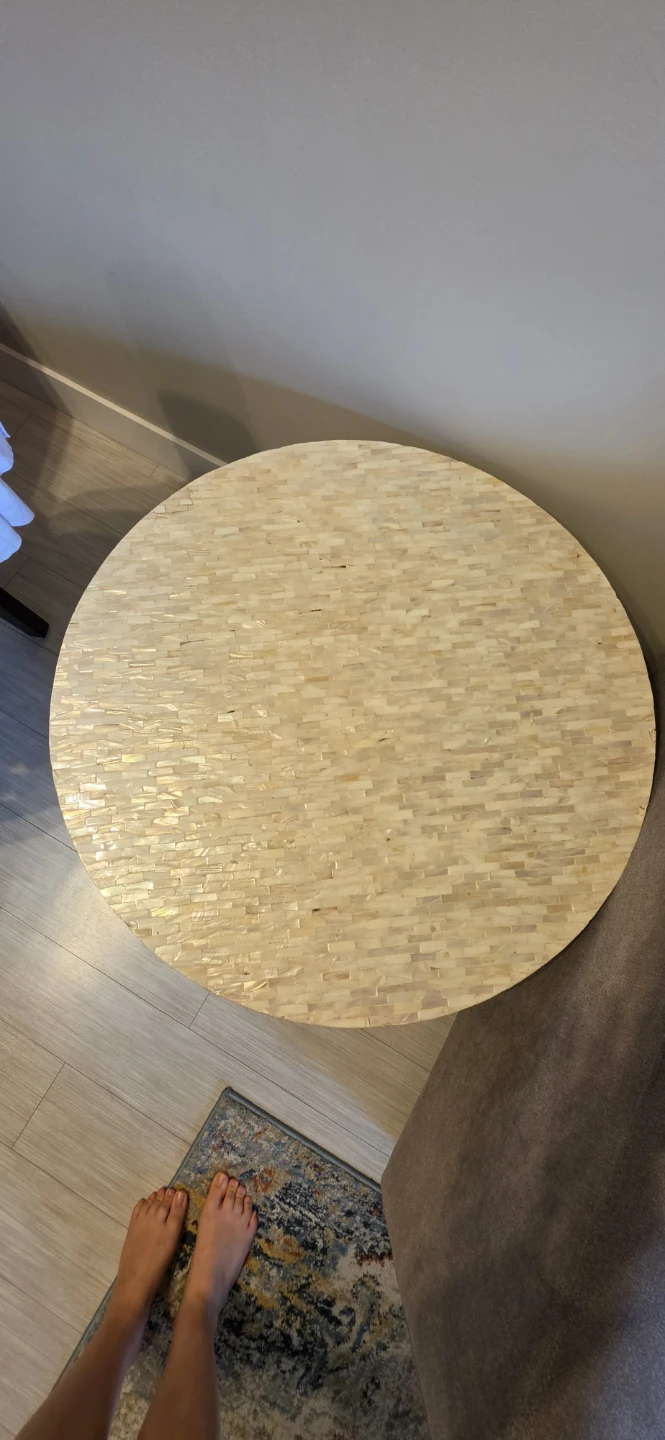 Round Mosaic Coffee / Side Table - photo 3