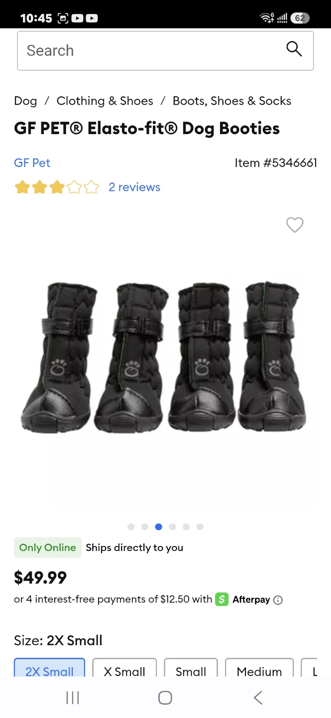 GF Pet Elasto-fit Dog Boots 2XS - photo 3