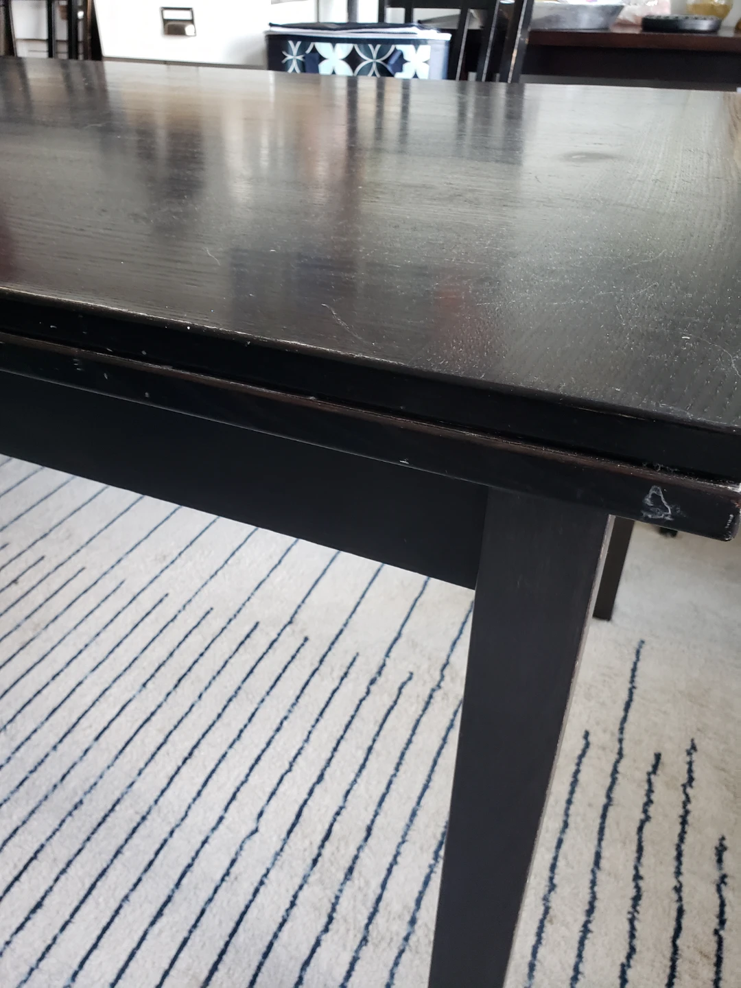 Black Dining Table
