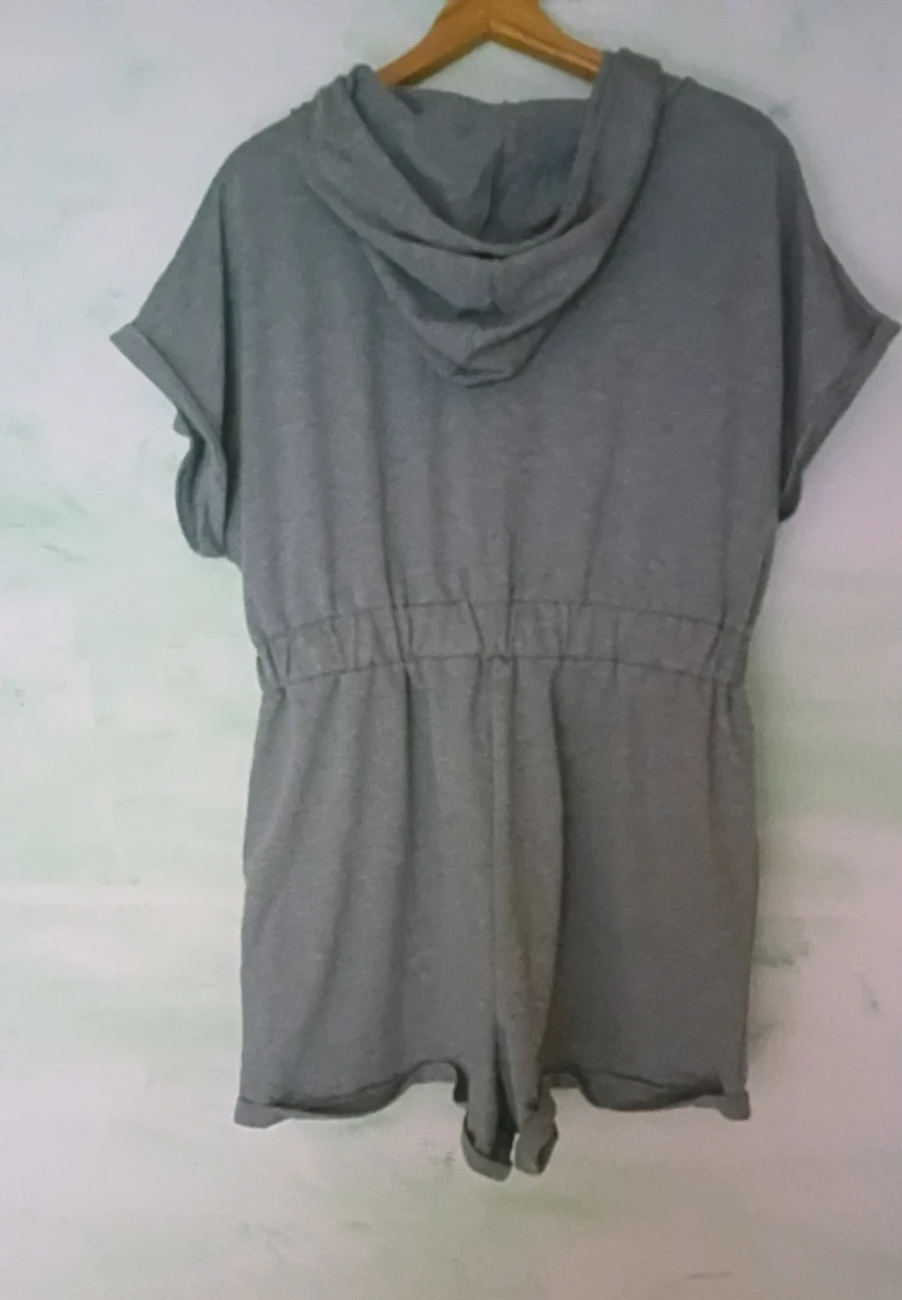 Shein Women's Grey Hooded Romper - photo 2