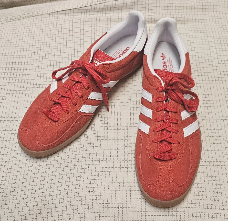Adidas Gazelle sneakers red suede size 13 new