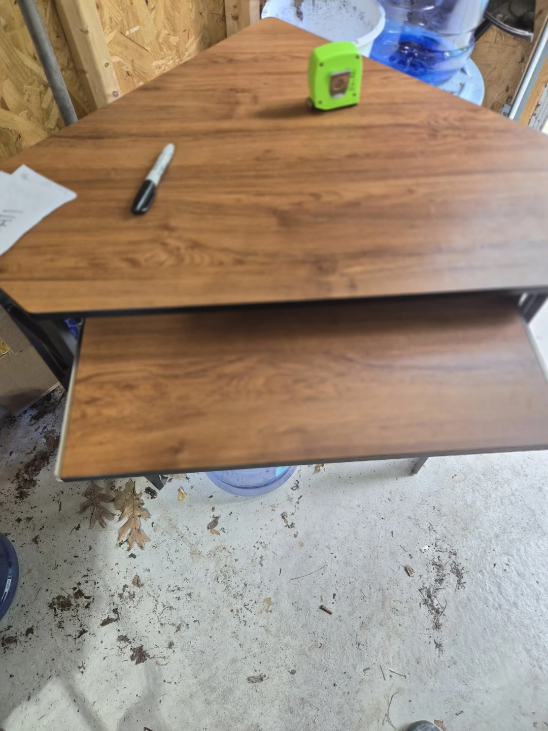 Corner Desk with Wood Finish - photo 4