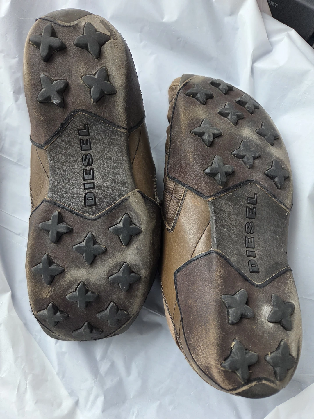 Diesel Izar Brown Leather Shoes - US 8 - photo 2