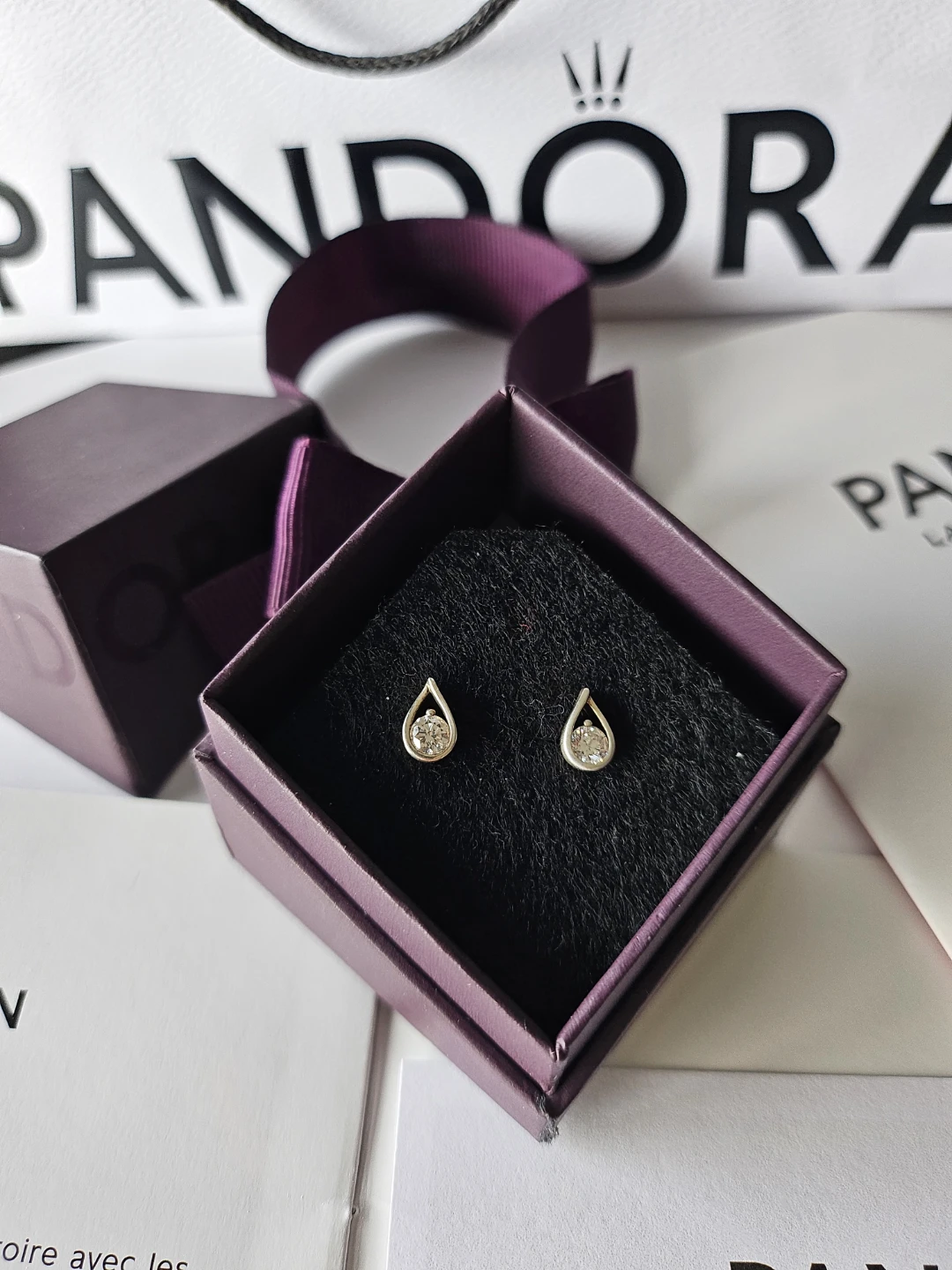 Pandora Infinite lab diamond Stud Earrings - photo 5