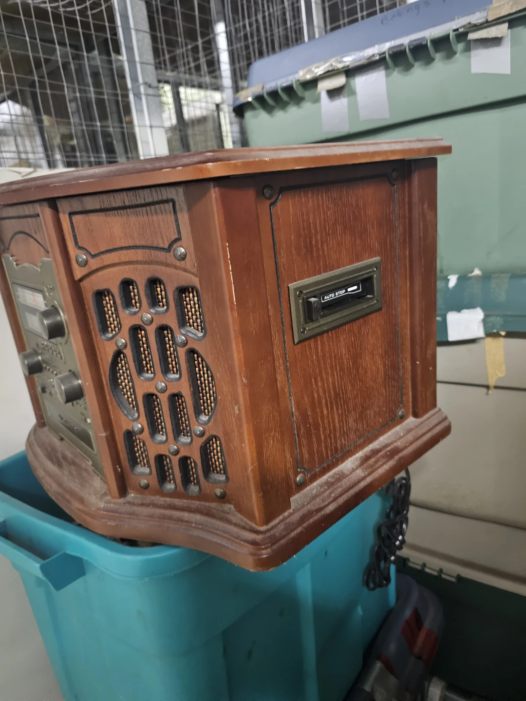 Vintage Style Record Player, CD Player & Radio Combo - photo 4