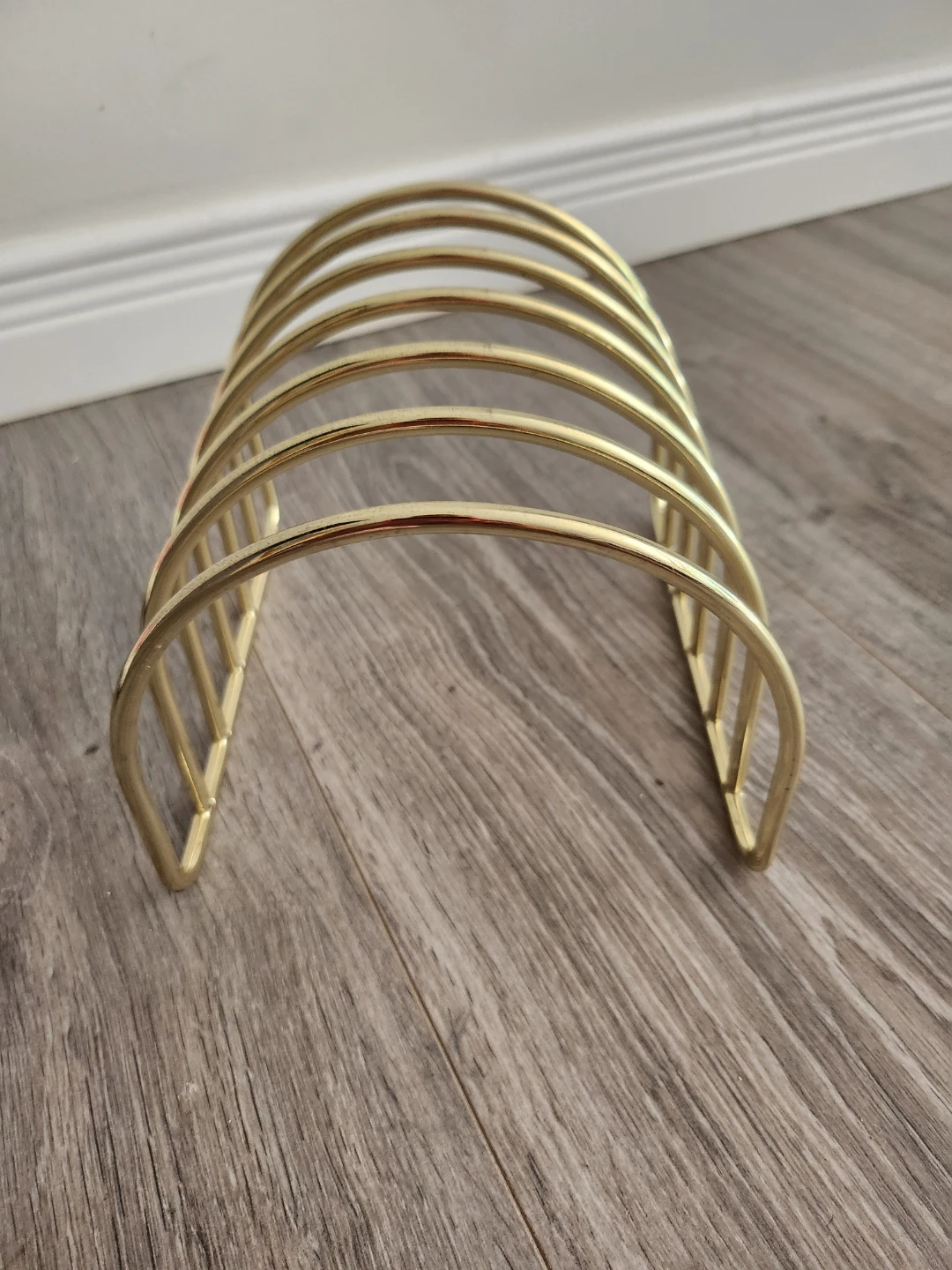Gold Metal Magazine Rack