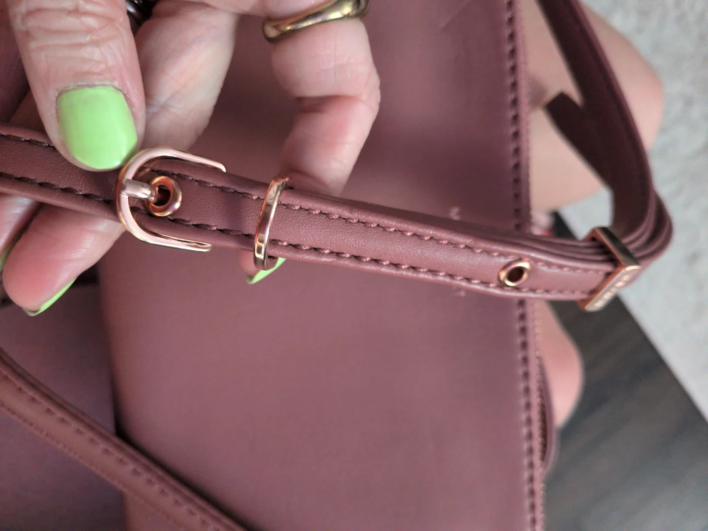 New! Matt & Nat Triplet mauve trifold bag - photo 2