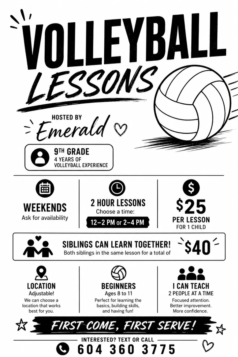 Volleyball Lessons
