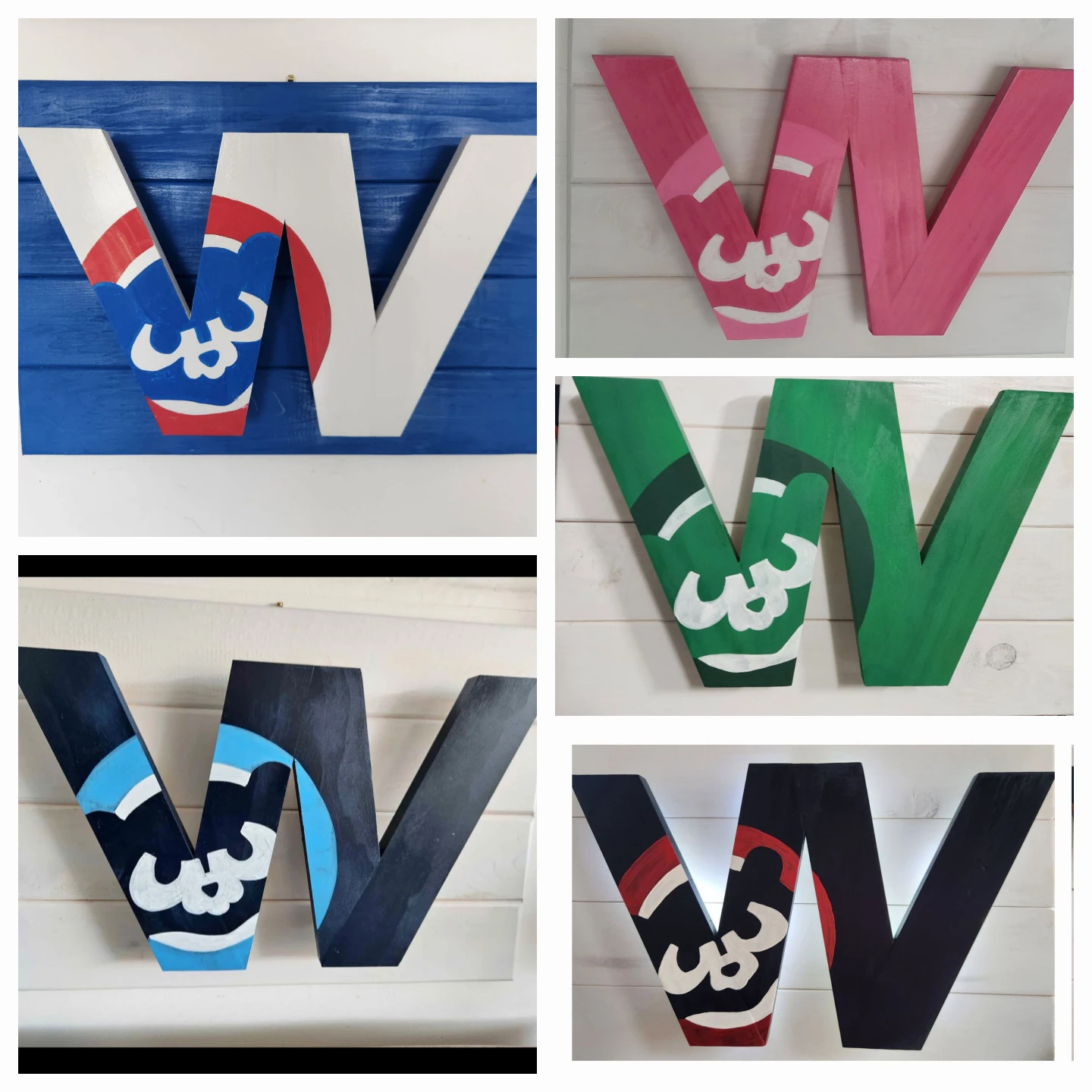 Chicago Cubs Fly the W Sign - photo 3